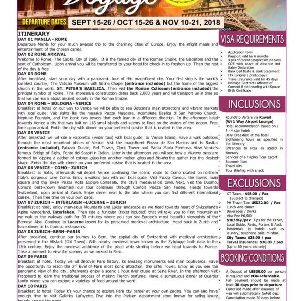 Fantastic Voyage 2018 Smartway Travel And Tours Inc Fantastic Voyage 2018