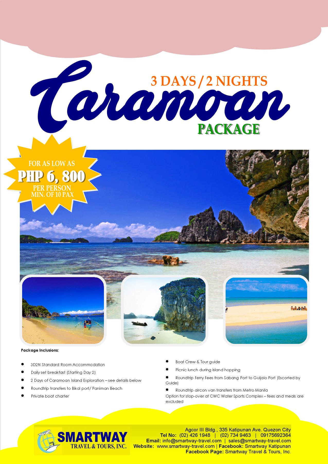 caramoan travel brochure